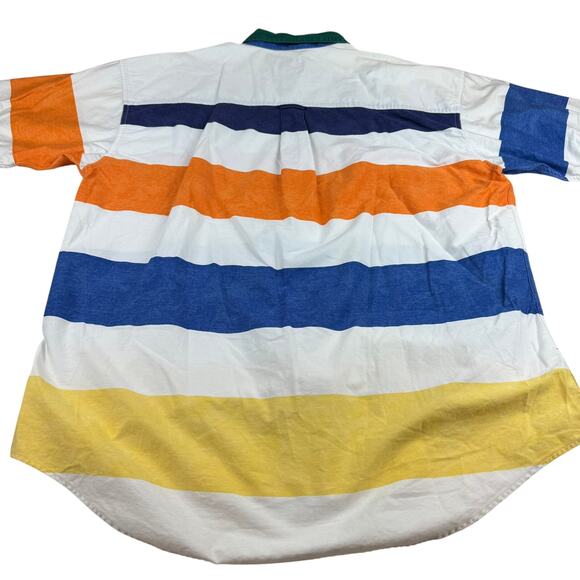 Vintage Chaps Ralph Lauren Striped Button Down - XL - Picture 2 of 6